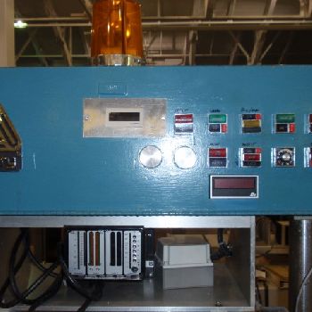 Avery#RC-17, horizontal wrap around labeler, rated up to 350 per minute, serial #403114, #33131