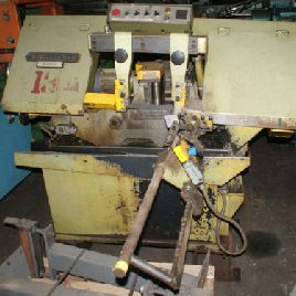 10 "x 10 Starttarite # H250A, sierra de cinta horizontal automática, 49-410 sfpm, 1990, # 8489