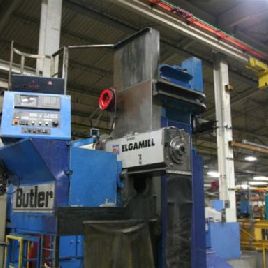 5"Butler#LE4000/VC1, 98 vert,354 X,41 Z,Fanuc 18,60 ATC,#50,2100 RPM,1993,#8412