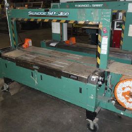 Signode#SPIRITautomatic plastic banding machine, 60" x 36, tag #15148