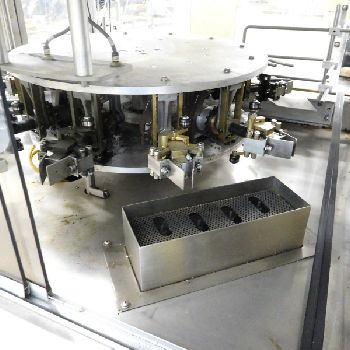 Omega Design#3D-RP2-12, Bottle Unscrambler, 12 Rotary Pocket, 22" Wheel