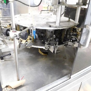 Omega Design#3D-RP2-12, Bottle Unscrambler, 12 Rotary Pocket, 22" Wheel