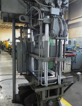 12 Ton,Hannifin, 4-post,18" stroke,24 DL,35 x 18 bed,1500 IPM advance,15 HP,’70,#2159