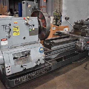 25" /46 x 109Binns &amp; Berry#MARKIII-TB, gap bed lathe,independent 4-jaw 30 chuck,â€™68
