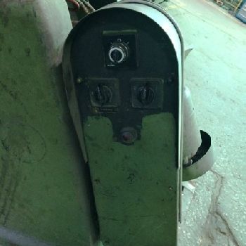 Kurt Walther#A2, 18" D x 18 diameter steel barrel, power rotation &amp; tilt, tilt motor in base, s/n #6013556/4/2, #28660