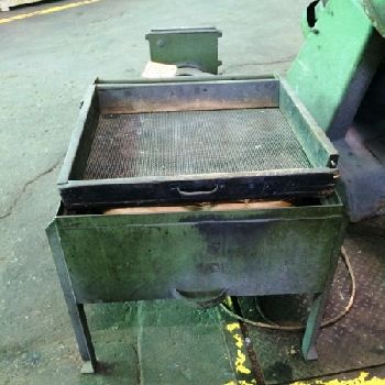 Kurt Walther#A2, 18" D x 18 diameter steel barrel, power rotation &amp; tilt, tilt motor in base, s/n #6013556/4/2, #28660