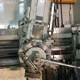 54"Bullard#CUTMASTER, 62 sw, 3-jaw, 2-160 RPM, high column VTL, 30 HP, #10395