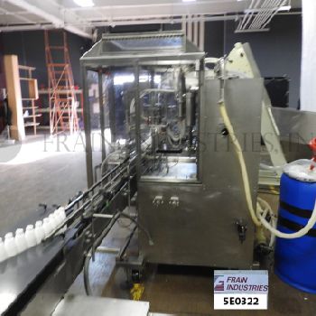 Filamatic#ALZ700CE, automatic, Stainless Steel, 6-head, inline, closed environment, piston filler, 12-60 containers/minute