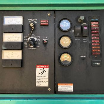 230 KWCummins#DFAB, diesel, 277/480 V., 380 HP, 1033 hrs, WPE, 2000, $23500