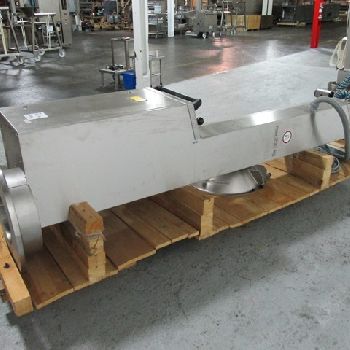 LB Bohle#HS400, stationary post mounted, bin handling unit, Stainless Steel, 200 kg lift cap, lift &amp; rotate design, 2004, #3109-17