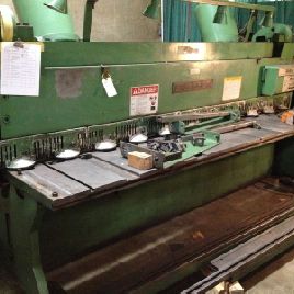 1/4" x 10’Cincinnati#2CC10, mech.,10’3 btwn,4 thrt,60SPM,36 POBG,CNC sq.arm