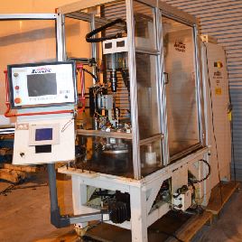 SunnenModular Honing System #MHS-420-H1E-S14, 2 spindle, 4-station rotary indexing, 269-3700 RPM, 2001, #27385