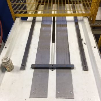 MG #F03A.2-rolls plate bending,pneumatic tilting sys.,stock box &amp; end pieces,2015 (2 available)