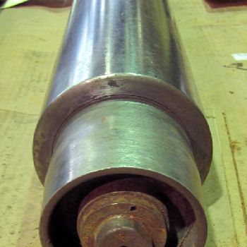 Ex-Cell-O#A-1192-78, grinding spindle, 22" length, 4-1/2 diameter (with a 4 diameter neck, 8 long), 4800 RPM maximum , used, #16319