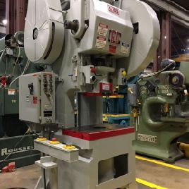 60 Ton,Bliss#C60, 5" stroke,16 SH,32 x 21 bed,air cushion,vari-speed drive,#27299