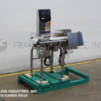 Ishida#DACS-GN-S015-SS-1, automatic, (3) zone, 304 Stainless Steel checkweigher, up to 300 feet/minute, #R31110 (4 available)