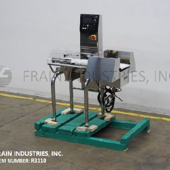 Ishida#DACS-GN-S015-SS-1, automatic, (3) zone, 304 Stainless Steel checkweigher, up to 300 feet/minute, #R31110 (4 available)