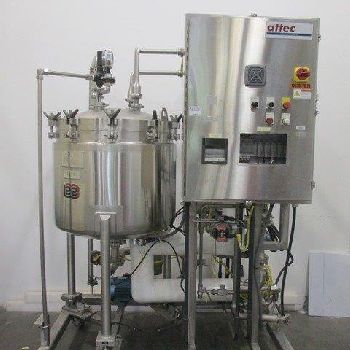 BIOWASTE SKID,Applied ThermalTech. (ATTEC), 250 liter Lee pressure vessel, 60 psi @ 30°F, Thermo BLH load cells, #47688