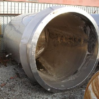 1500 gal.Mueller, 304 Stainless Steel kettle,66" diameter x 95 straight side,open top,dish bottom,jacketed 100 psi @ 400°F,NB #2633,#17957