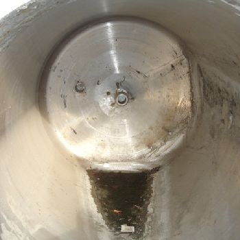 1500 gal.Mueller, 304 Stainless Steel kettle,66" diameter x 95 straight side,open top,dish bottom,jacketed 100 psi @ 400°F,NB #2633,#17957