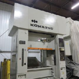 220 Ton,Komatsu#E2T-200N, Eccentric Gear 2 Pt Stainless Steel Press, 15" stroke, 17.72 die height, air clutch &amp; brake, 1986, #13404J