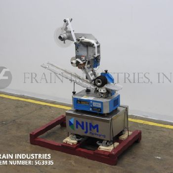 New Jersey#COLT325, Easy Wrap, semi-automatic, pressure sensitive, horizontal wrap labeler