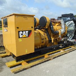 1000 KWCaterpillar#C32Lo-BSFC, rebuilt,emcp 3.3 control pnl,elec gov,JWH,45 alt,24v strtr,rad (4 available)