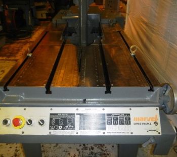 18" x 36Marvel#SERIES-8-MARK-I, 1 blade,extended column,2 HP,clnt,chip pan,’89,#10010