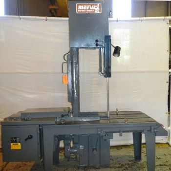 18" x 36Marvel#SERIES-8-MARK-I, 1 blade,extended column,2 HP,clnt,chip pan,’89,#10010