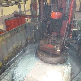 Mattison # 96-120 AMPERPOUND34; amoladora de superficie giratoria de husillo vertical con cabeza de engranaje, 120 "mag.chuck