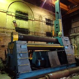 10’ x 1"Kumla#PV7H, hyd initial pinch plate roll,14-49/64 roll diameter,1975,#67336