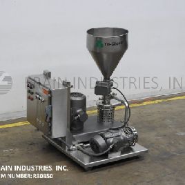 Tri-Clover#F3218MD-B40, 316 Stainless Steel tri-blender, 0-45 GPM, 0-50 PPM