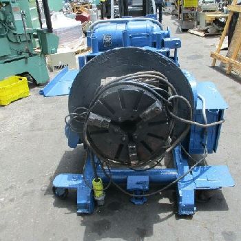 2500 lb.ReedWebb #P25R, motorized welding positioner,power tilt,30" round table w/chuck, pendant control.230/460 V.
