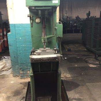 5 Ton,Hannifin#F-50, hydraulic press, 15 gal. reservoir, hard wired, Allen Bradley, #10464