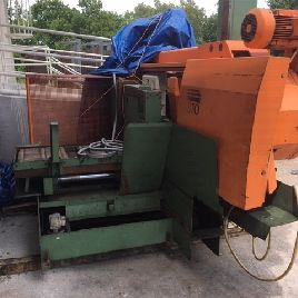 20 "x 20Kasto # HBA-520AU, doble poste, alimentación automática, 2 cuchillas, 7.5 HP, 1990