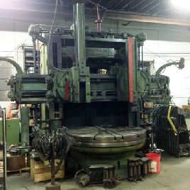 72"King, 82 swing, 62 U/R, (2) swiveling rams, 30 HP, flush floor, #22878