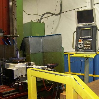 10 Ton x 72" str.,LaPointe#2R-SRV-10-72single ram CNC vertical broach, 2004