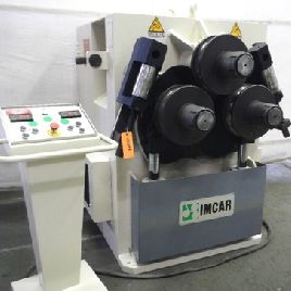 4" x 4 x 1/2Imcar#CPHV-100, angle roll, hydraulic,digital position,V/S,horiz./vertical,. tooling,’02