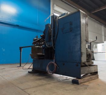 1/8" -2Modern#2A, tube cut-off machine,front/rear slides,coolant sys,3 HP,#5096