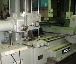 3"Lucas#41B-48, #5MT,1500 RPM,18 spindle travel,34 x 68 table,48 cross,1954,#B550026