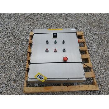 30 cu.ft.Komline Sanderson, 3 HP, stainless double cone blender rotary conical, #17035