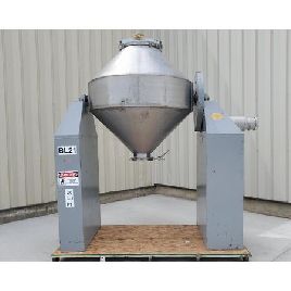 30 cu.ft.Komline Sanderson, 3 HP, stainless double cone blender rotary conical, #17035