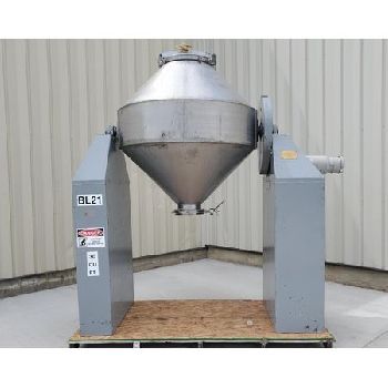 30 cu.ft.Komline Sanderson, 3 HP, stainless double cone blender rotary conical, #17035