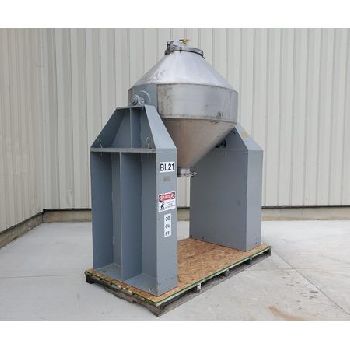 30 cu.ft.Komline Sanderson, 3 HP, stainless double cone blender rotary conical, #17035