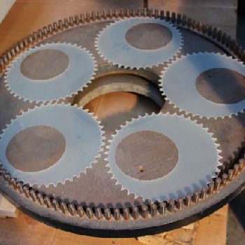 18"Peter Wolters, double side lap &amp; polisher, (5) 7-1/4 carriers, 3 motor