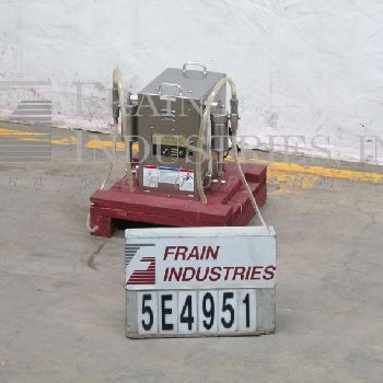 Filamatic#DAB-8, semi-automatic, heavy duty, 2 piston, table top filler, 4-16 cycles per minute