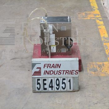 Filamatic#DAB-8, semi-automatic, heavy duty, 2 piston, table top filler, 4-16 cycles per minute