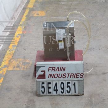 Filamatic#DAB-8, semi-automatic, heavy duty, 2 piston, table top filler, 4-16 cycles per minute