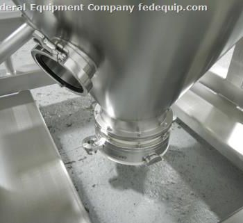 21 cu.ft.,LB Bohle#MCL600S, Stainless Steel bin,600 liter,44" x 10 straight side,32 cone bottom,32 top open,butterfly valve,#42446 (3 available)