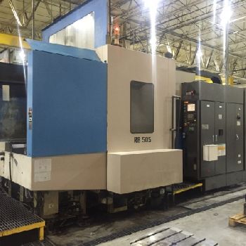 Toyoda#FA-800, 60 ATC, 53.1" X,45.2 Y,45.2 Z, 6k RPM, #50, 40 HP, Fanuc 16i-MB,â€™03